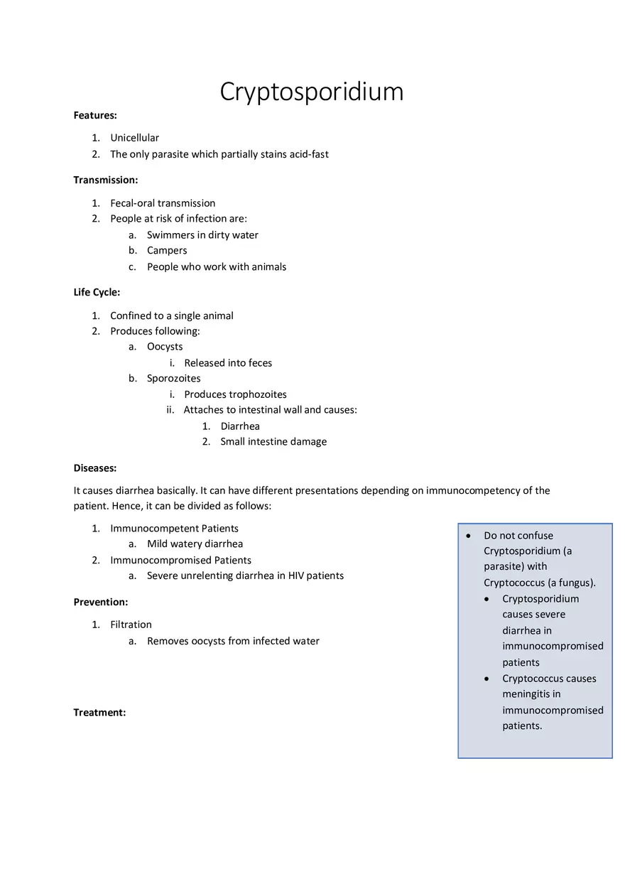 Cryptosporidium - Page 1