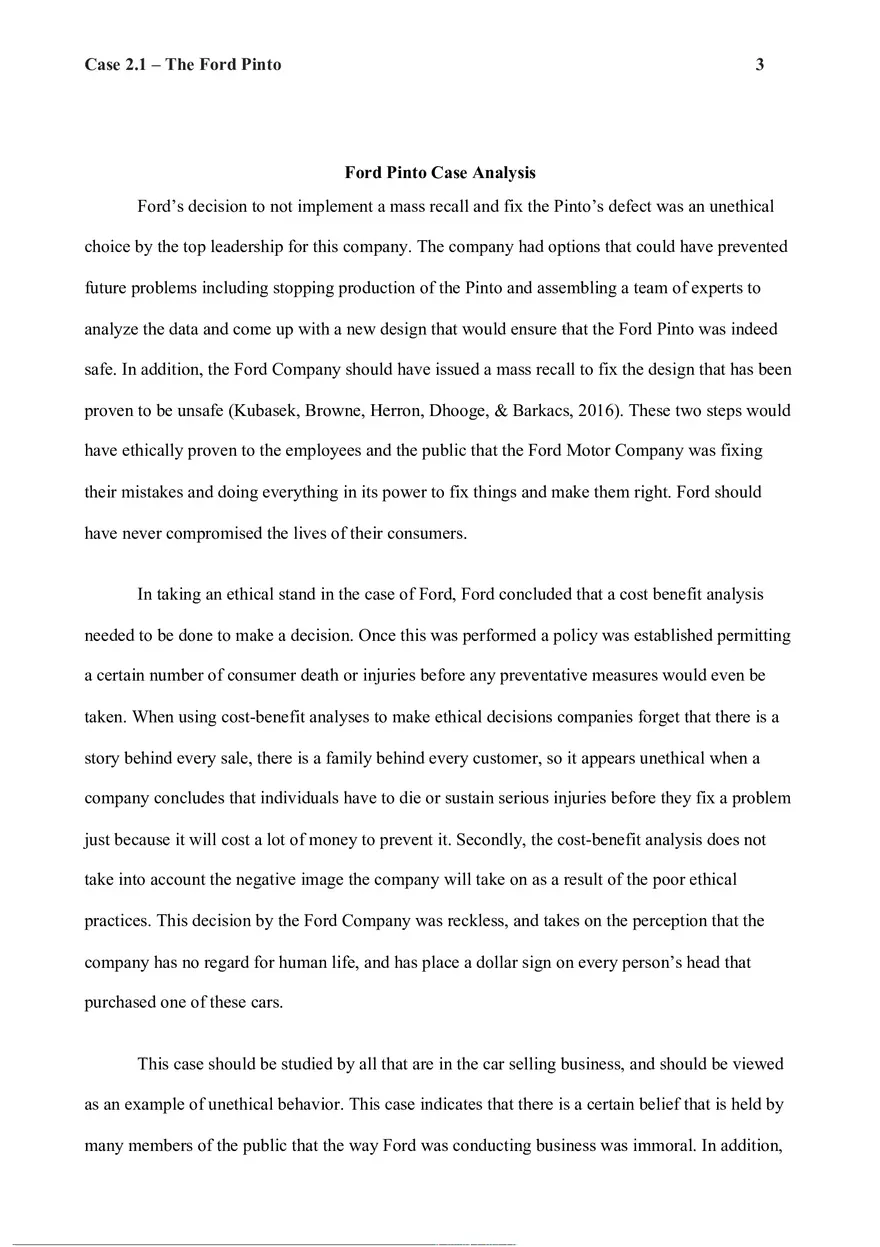 Case 2.1 – The Ford Pinto - Page 3