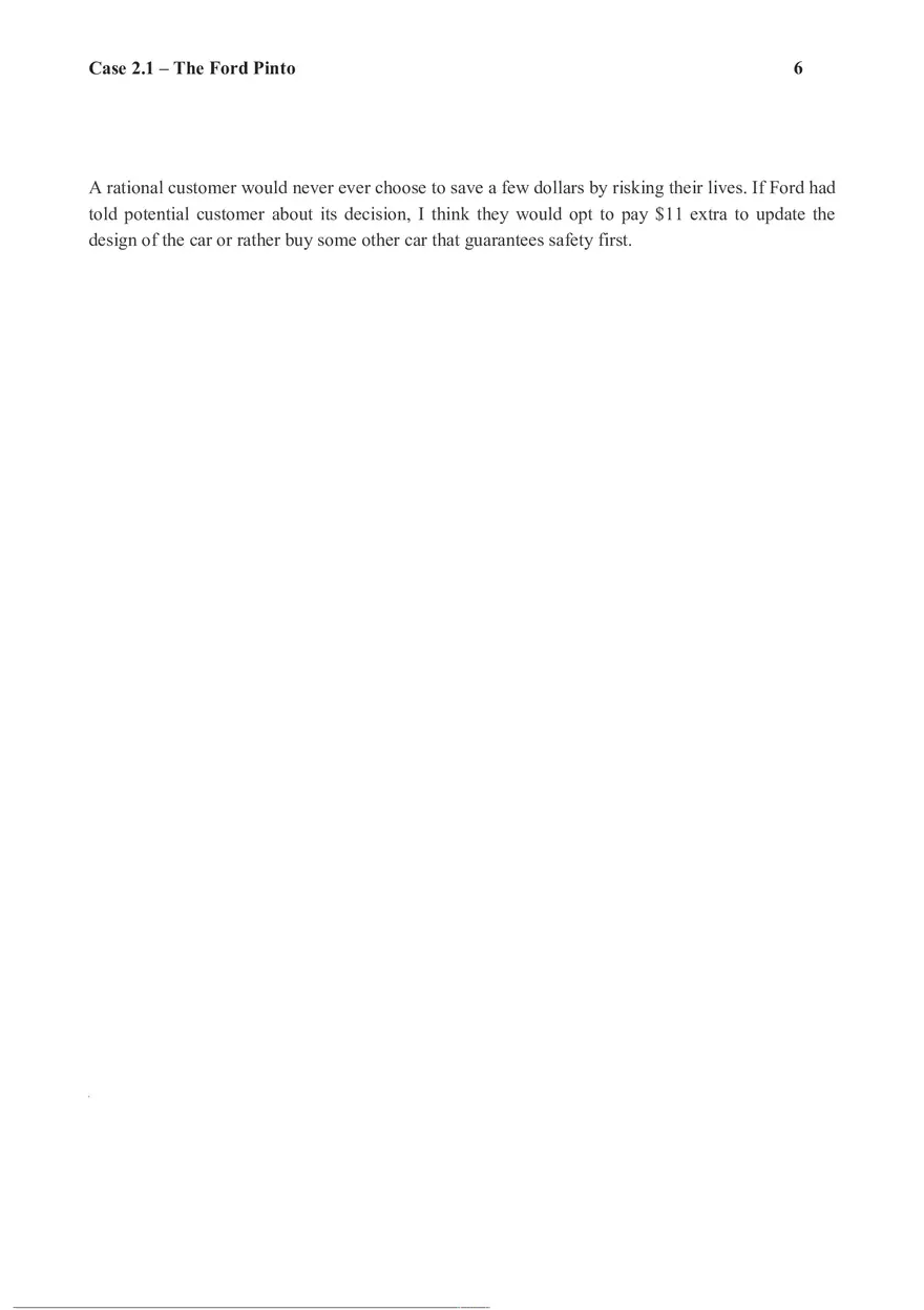 Case 2.1 – The Ford Pinto - Page 6