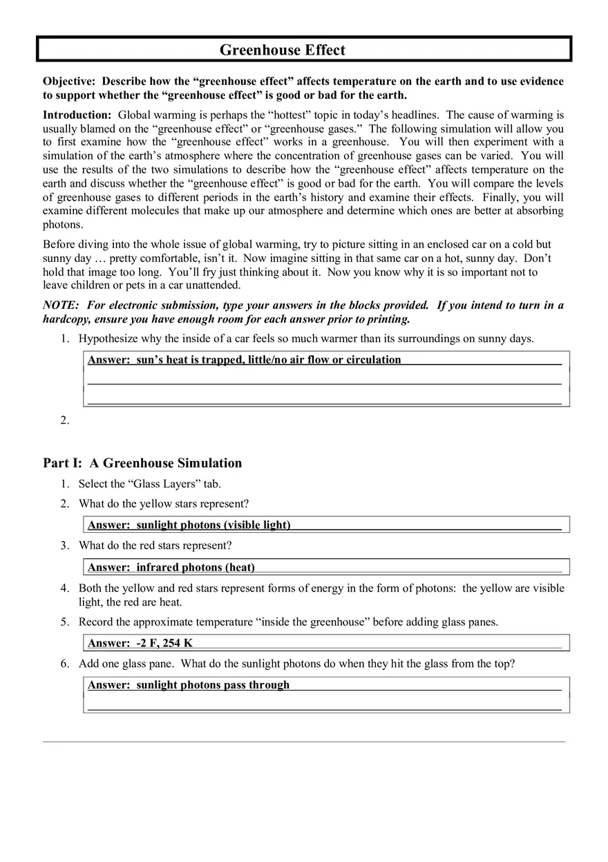 Greenhouse Effect - Page 1