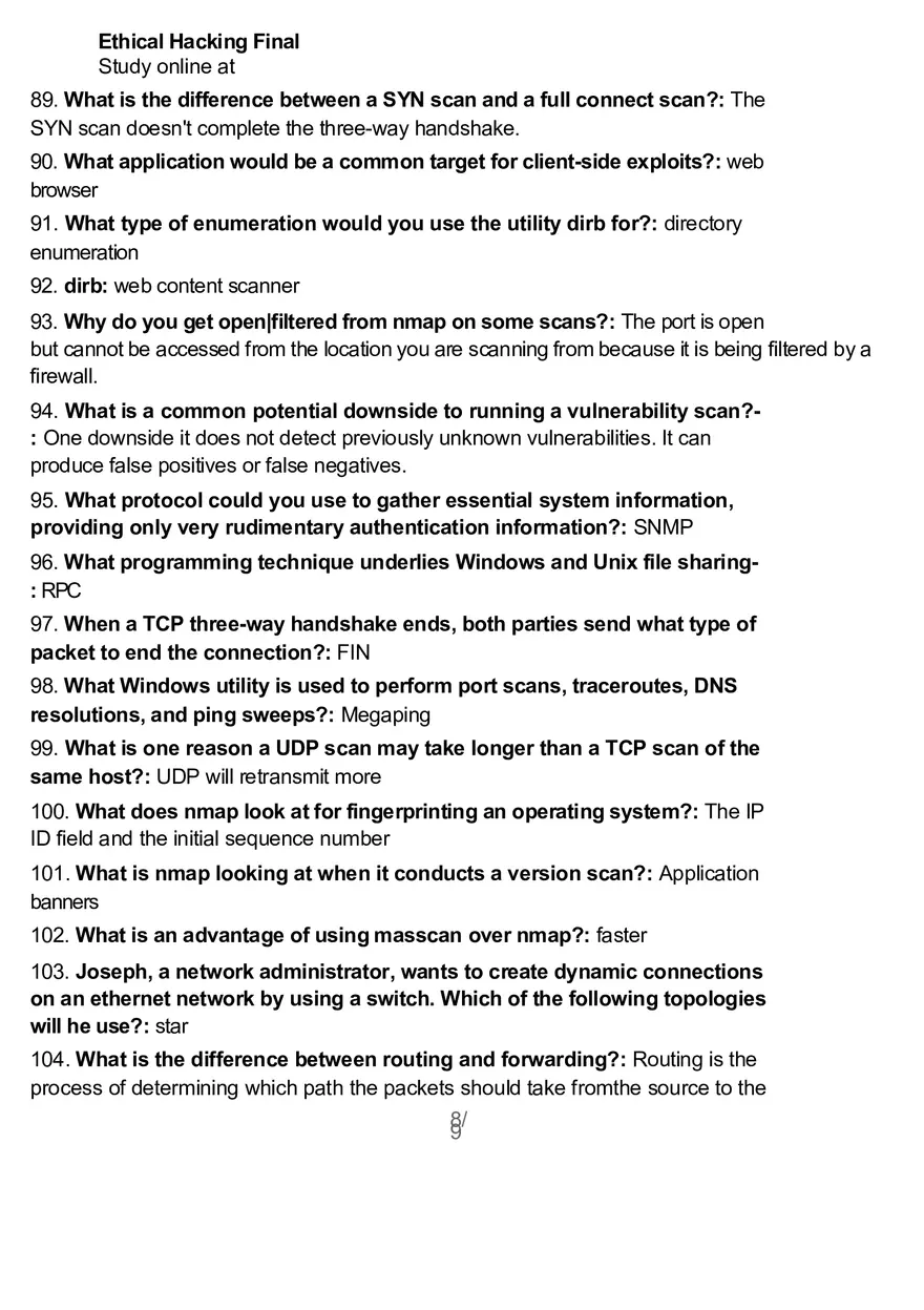 Ethical Hacking Final 1 - Page 8