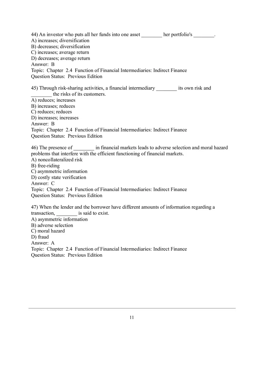 Overview of the Financial System Part 2 - Page 1