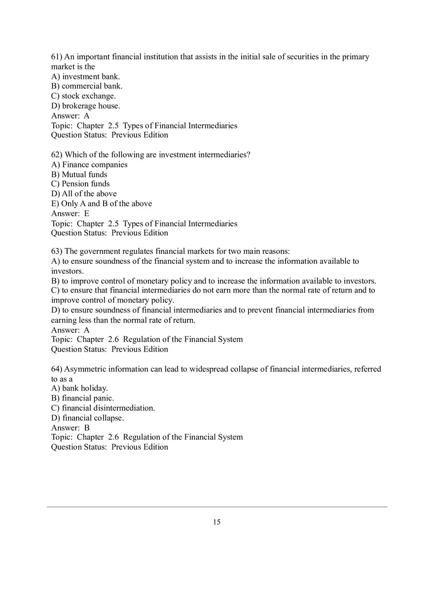 Overview of the Financial System Part 2 - Page 6