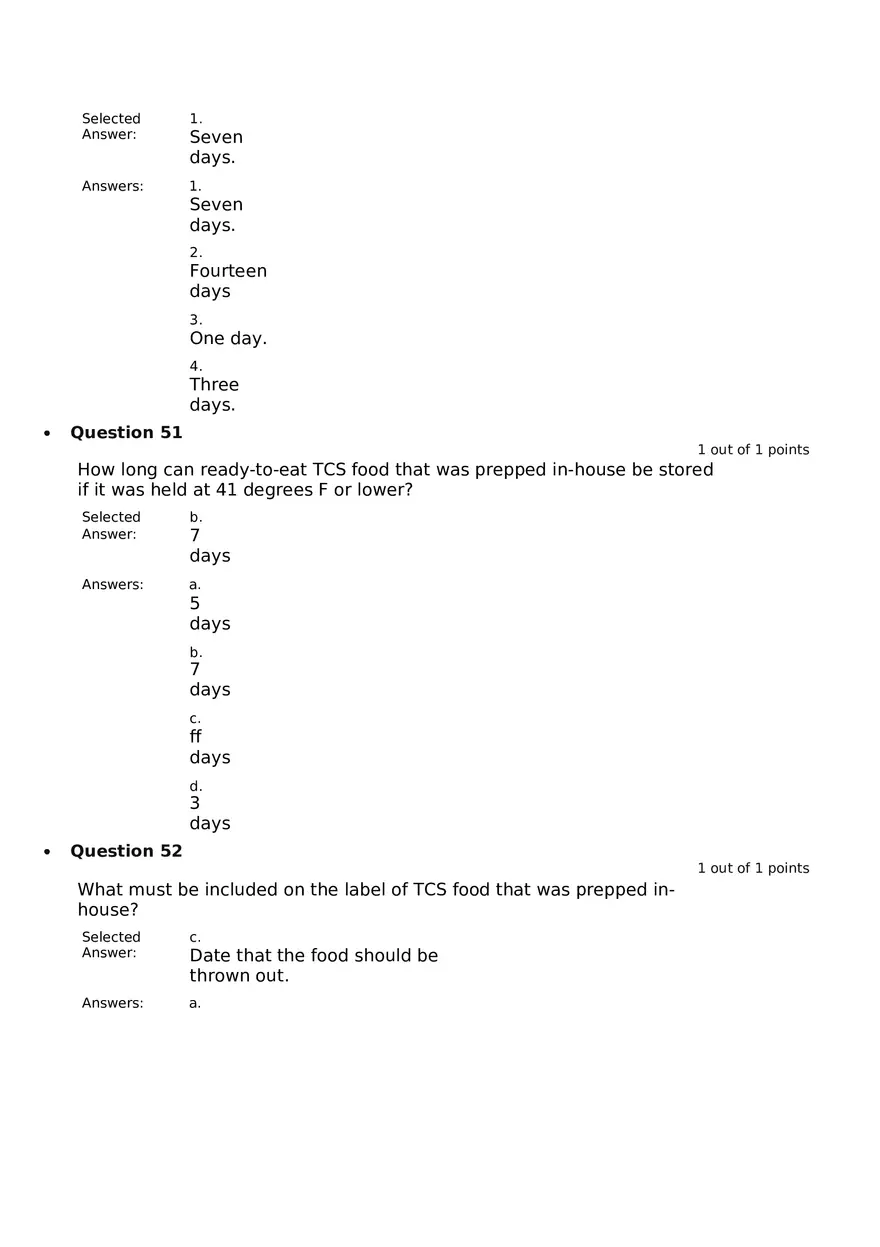 Servsafe Practice Exam Part 20 - Page 3