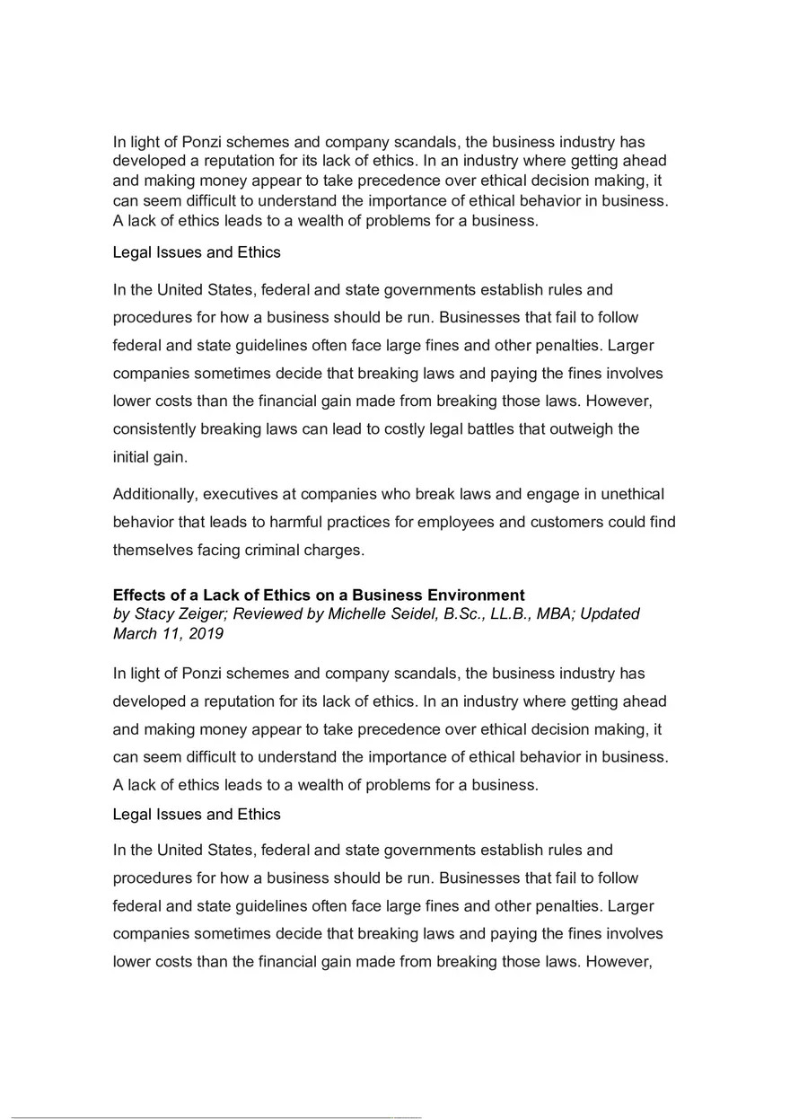 Ponzi Schemes - Page 1