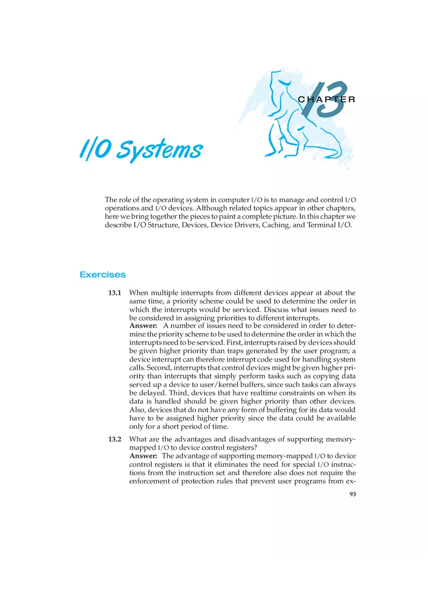 Chapter 13 I-O Systems - Page 1