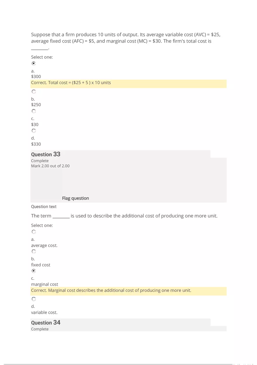 Economics Quiz - Page 22