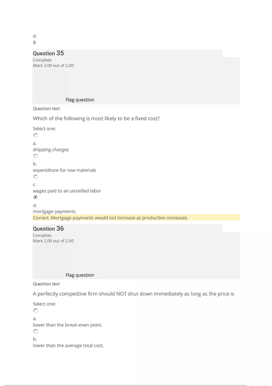 Economics Quiz - Page 25