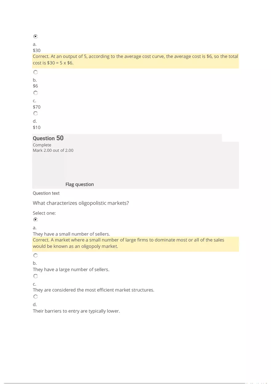Economics Quiz - Page 37