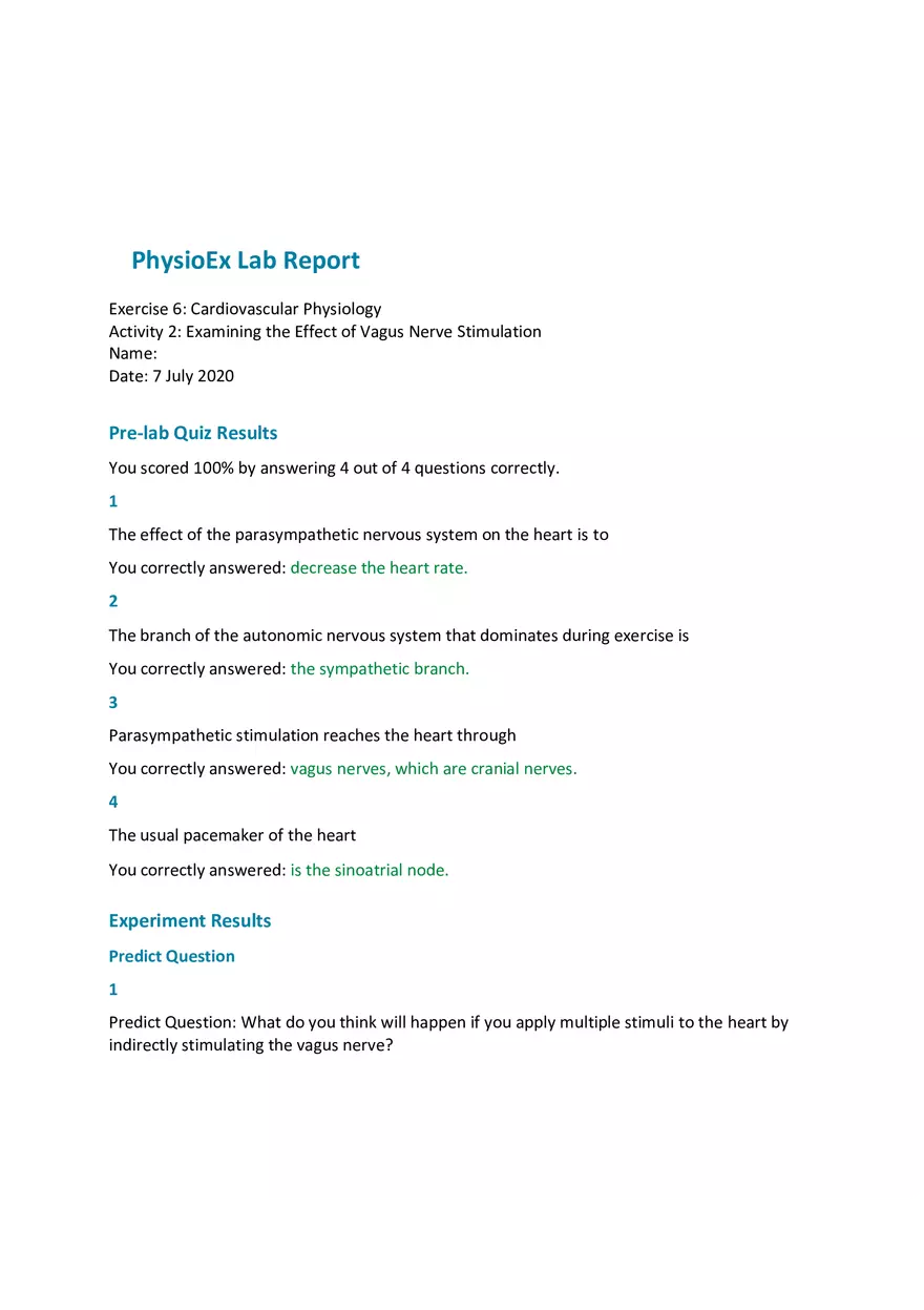 Examining the Effect of Vagus Nerve Stimulation - Page 1