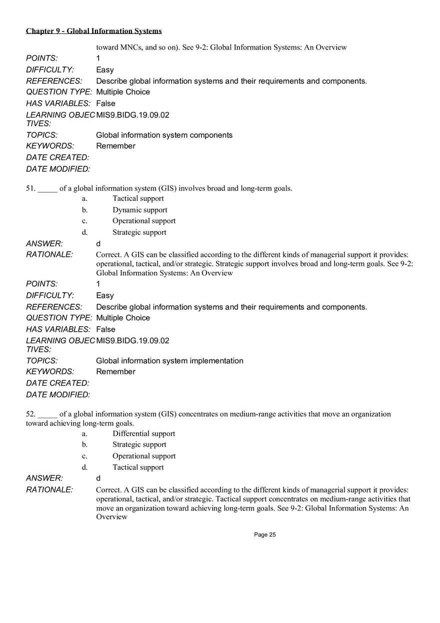 Chapter 9 Global Information Systems Answers - Page 18