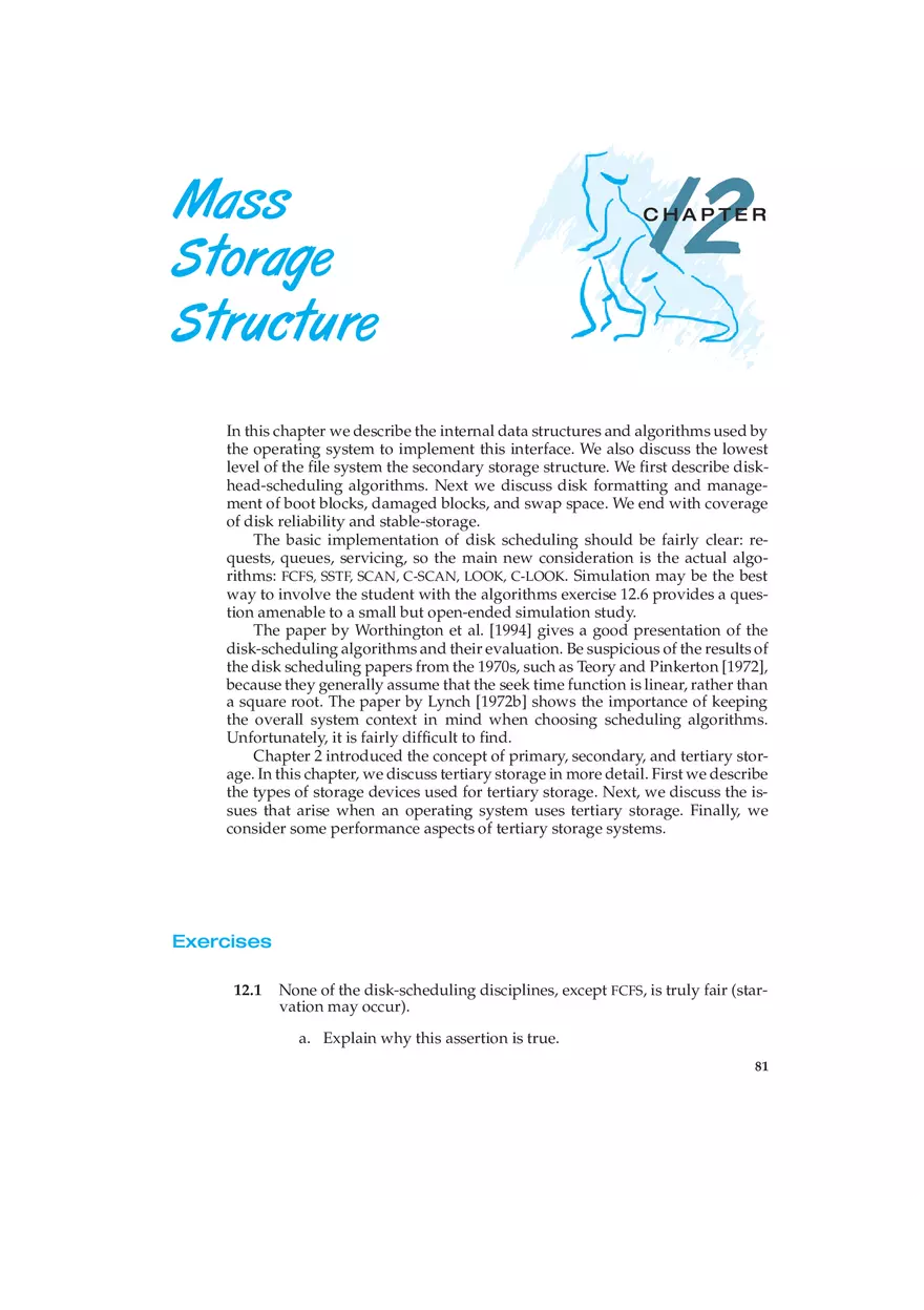 Chapter 12 Mass Storage Structure - Page 1