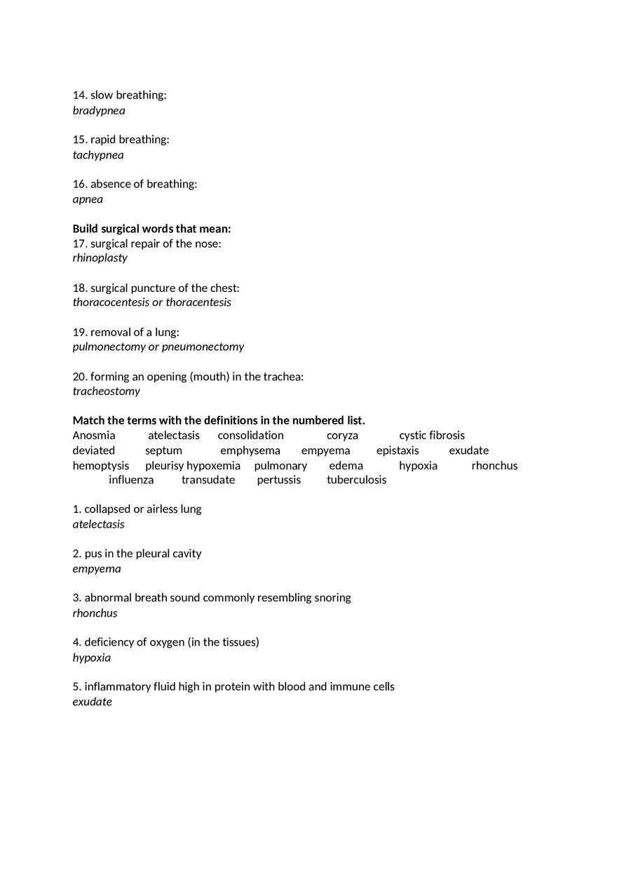 Medical Terminology Week 7 Assignment - Page 2