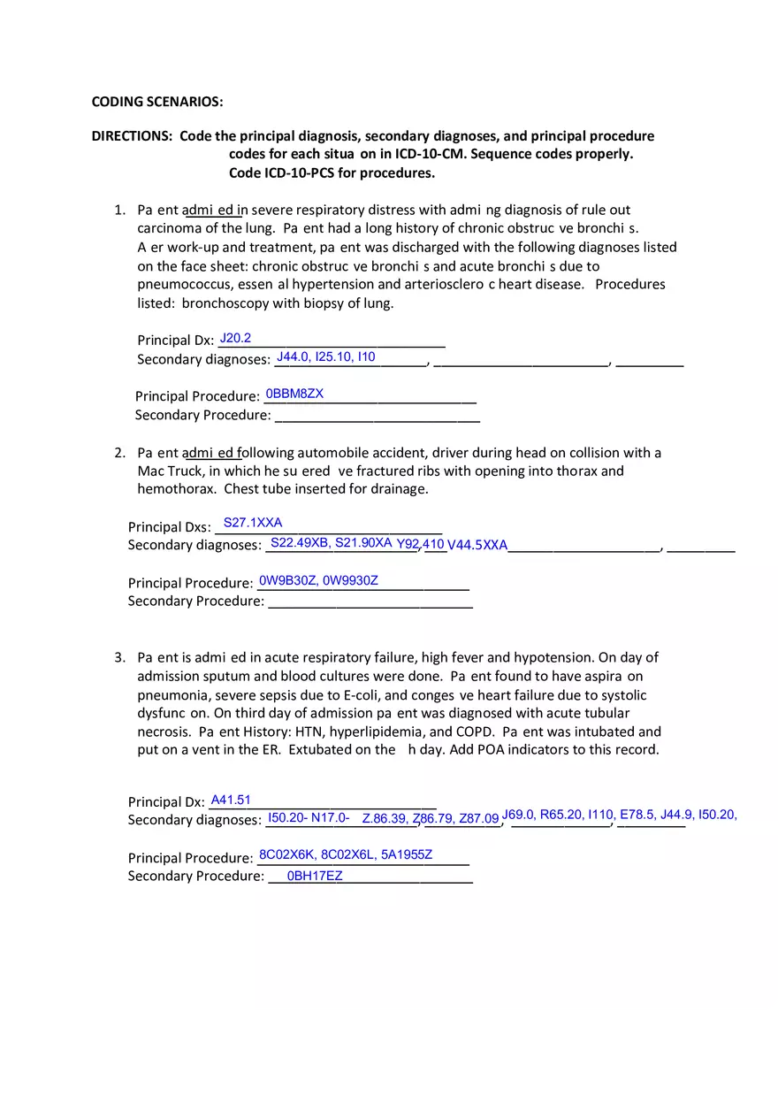 Inpatient Coding Test - Page 4
