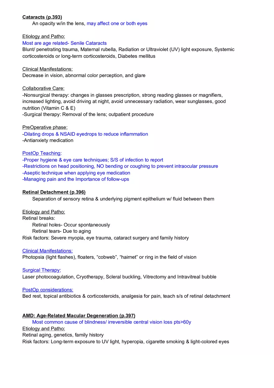 Med Surg Exam 2 Review - Page 11