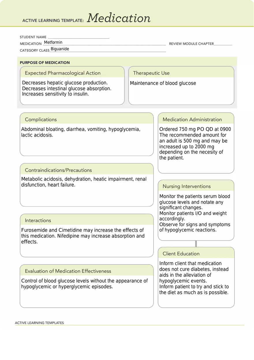 Metformin - Page 1