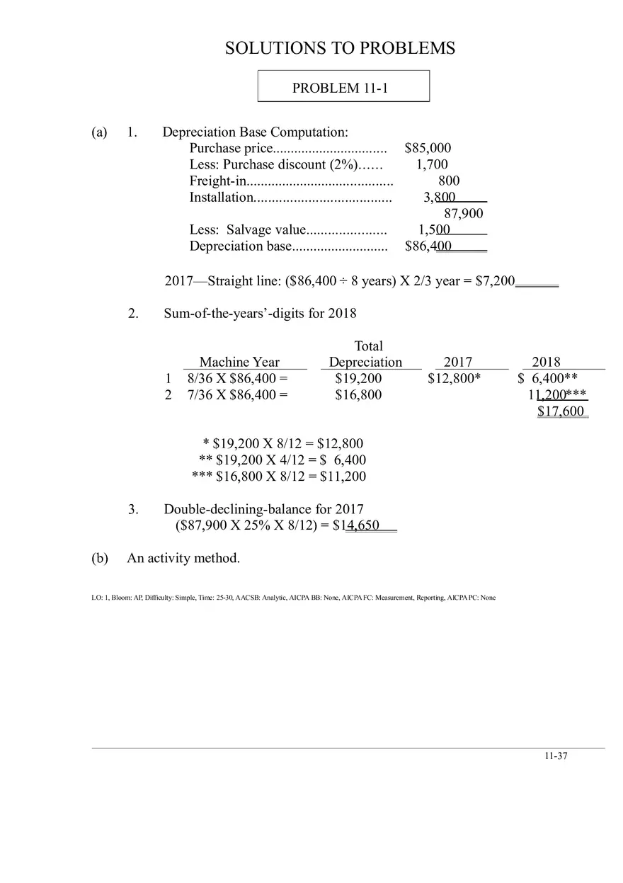 Chapter 11 Solutions to Problems Part 1 - Page 4