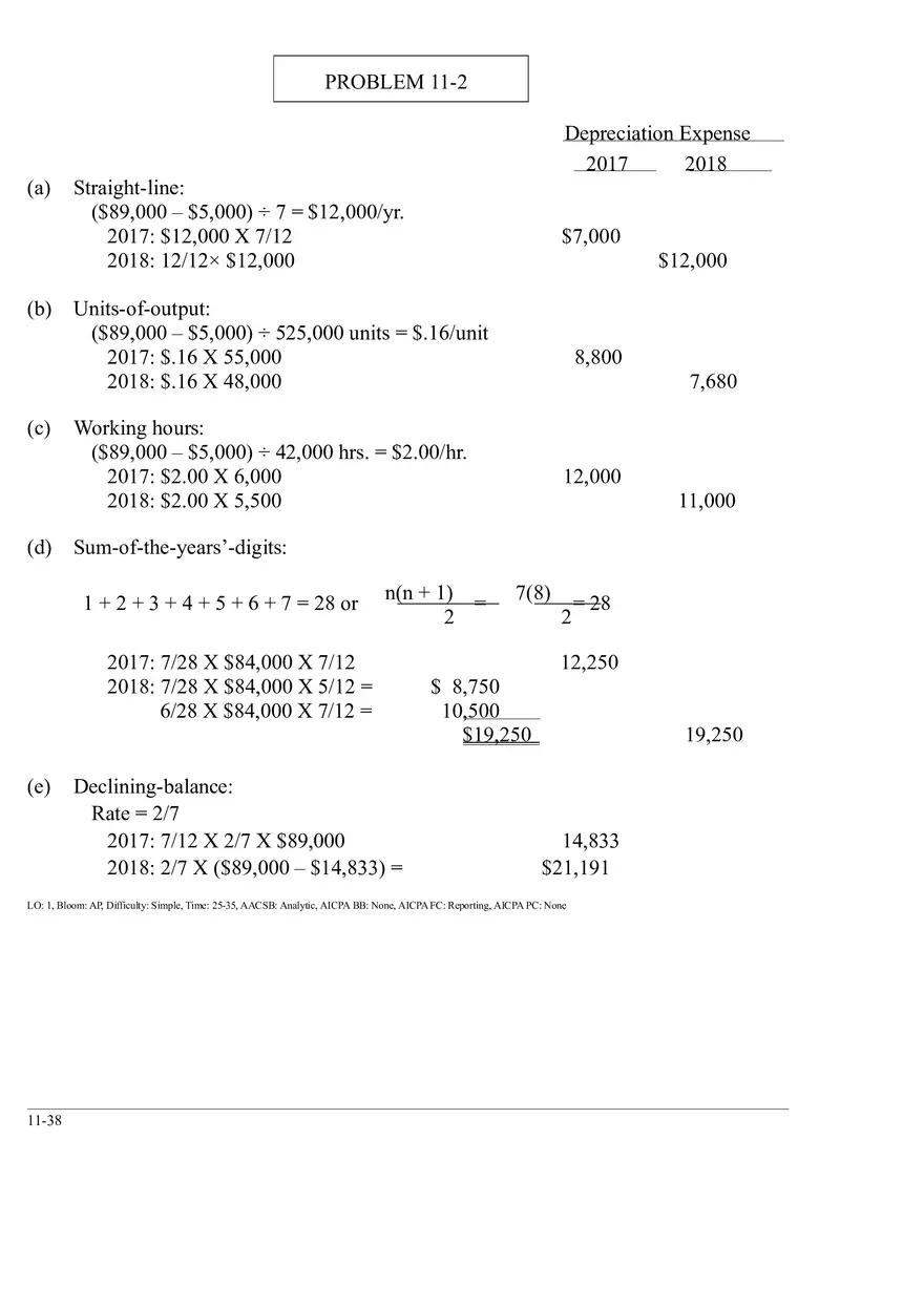 Chapter 11 Solutions to Problems Part 1 - Page 5