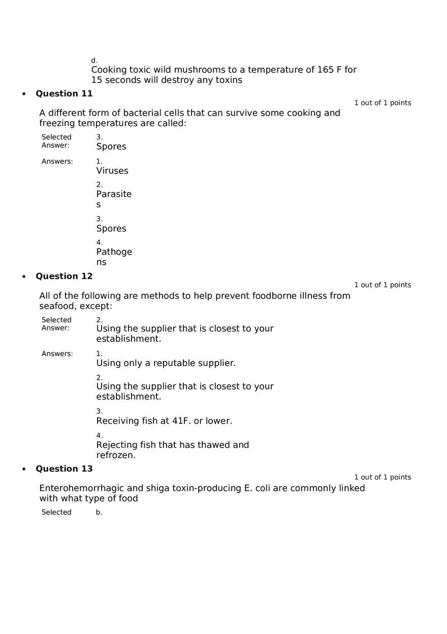 Servsafe Practice Exam Part 1 - Page 5