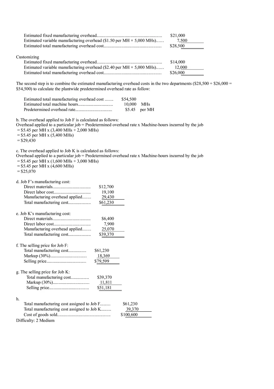 Ch2, Job-Order Costing Calculating Unit Product Costs Part 16 - Page 4