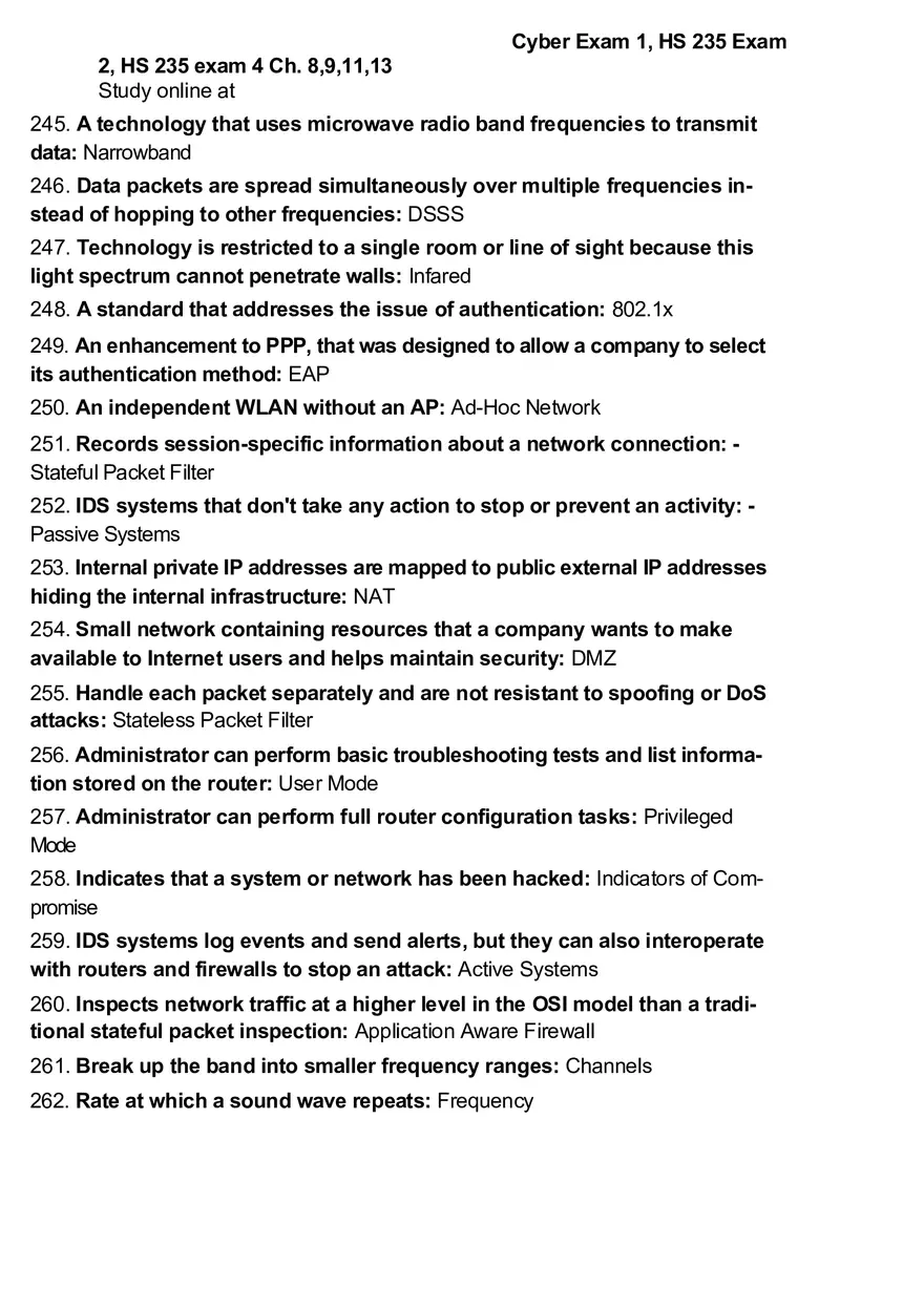 Cyber Exam 1 - Page 8