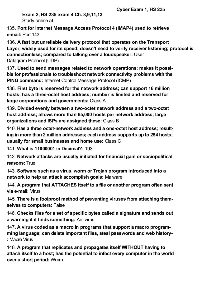 Cyber Exam 1 - Page 16