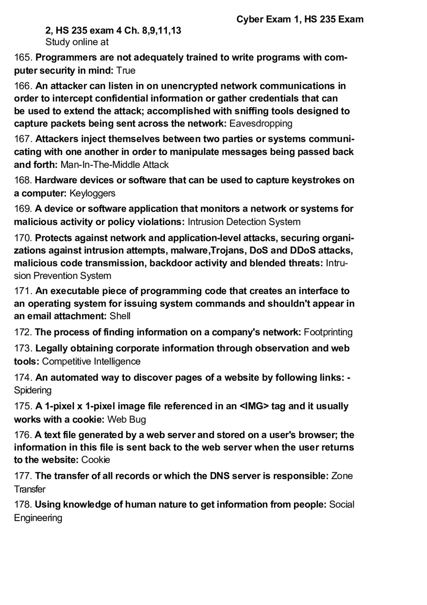 Cyber Exam 1 - Page 3