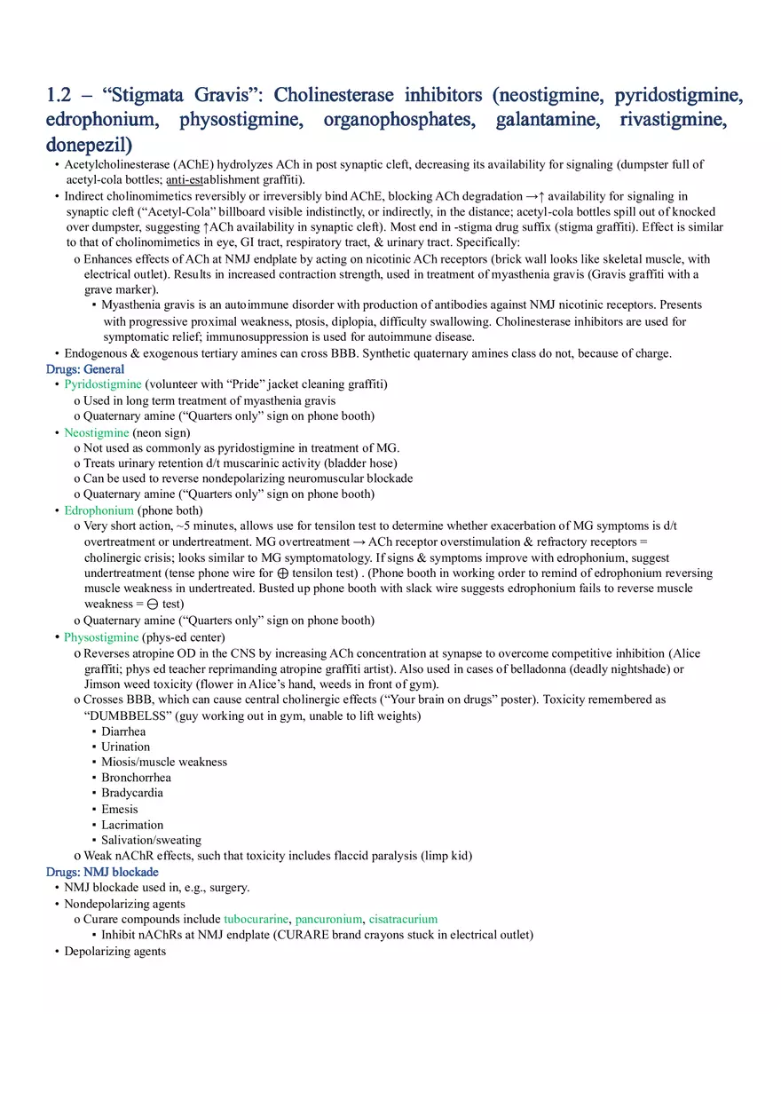 Autonomic Pharmacology - Page 2
