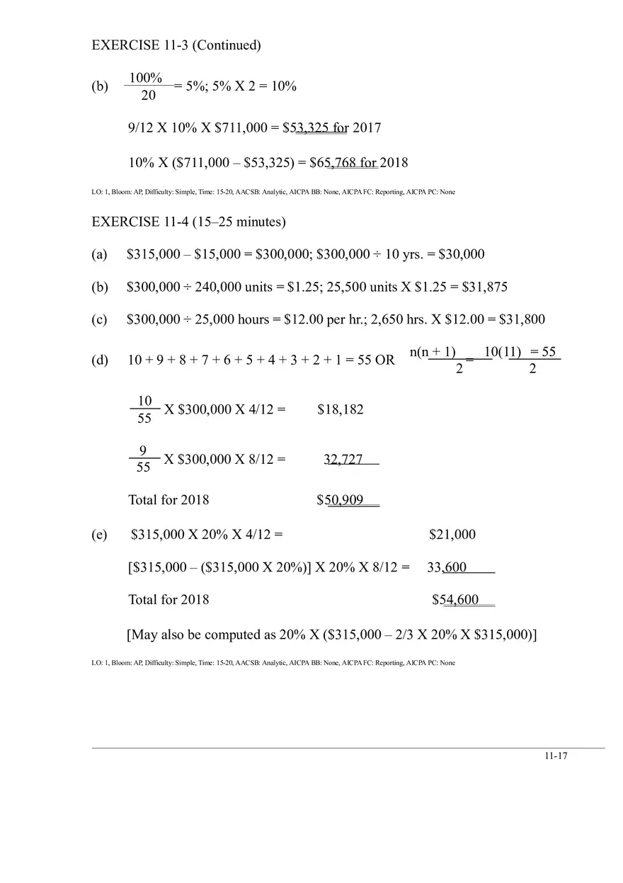 Chapter 11 Solutions to Brief Exercises Part 1 - Page 7