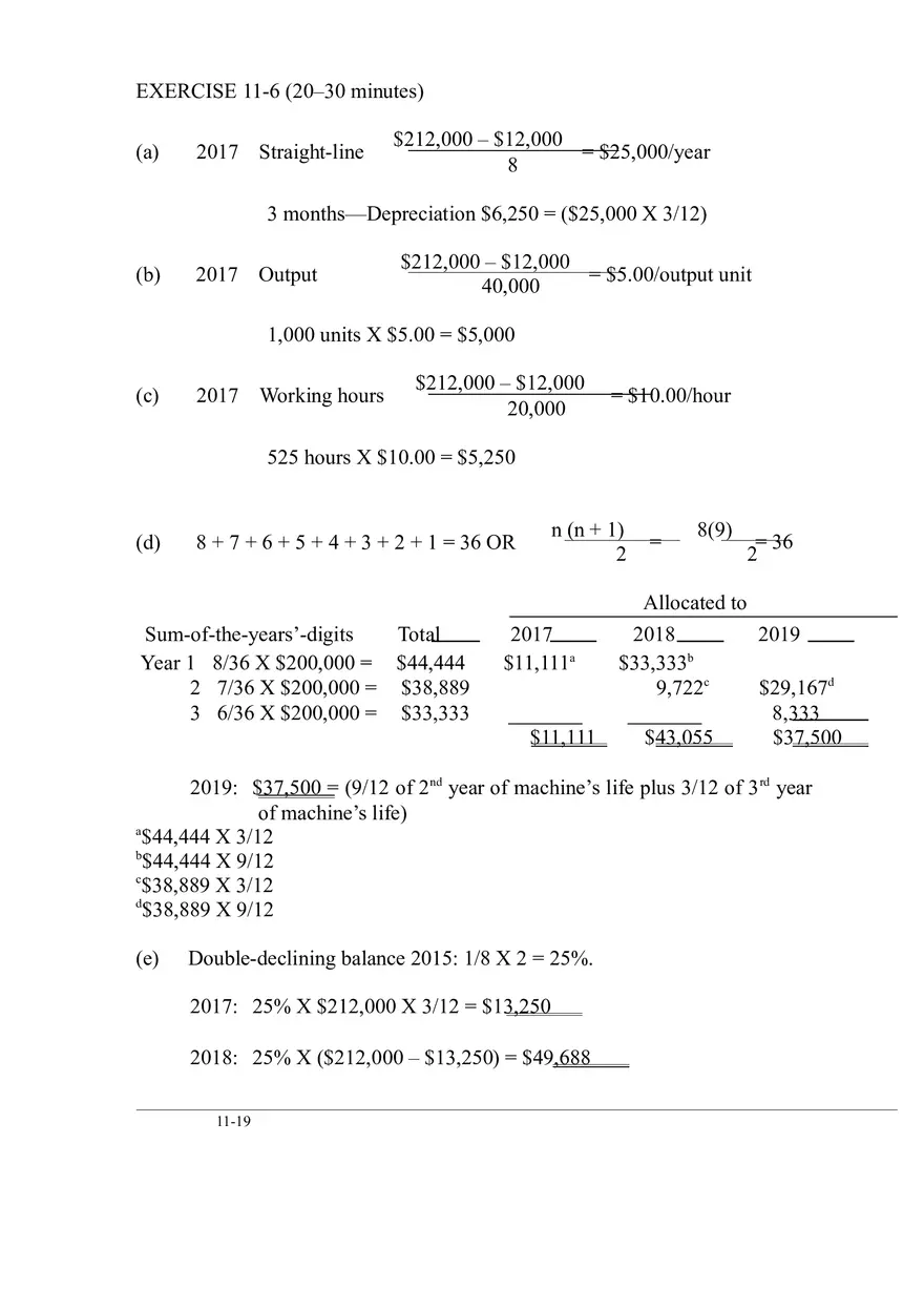 Chapter 11 Solutions to Brief Exercises Part 1 - Page 9