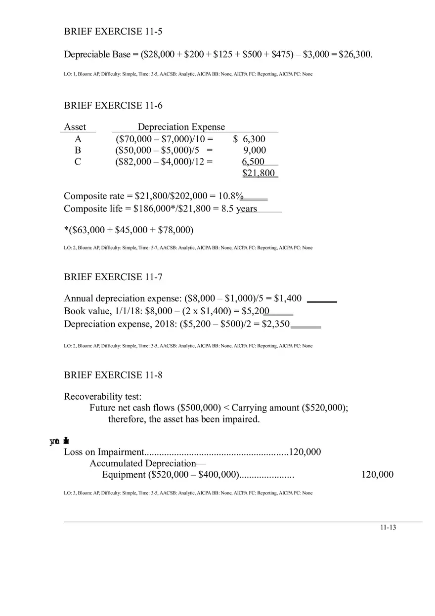 Chapter 11 Solutions to Brief Exercises Part 1 - Page 2
