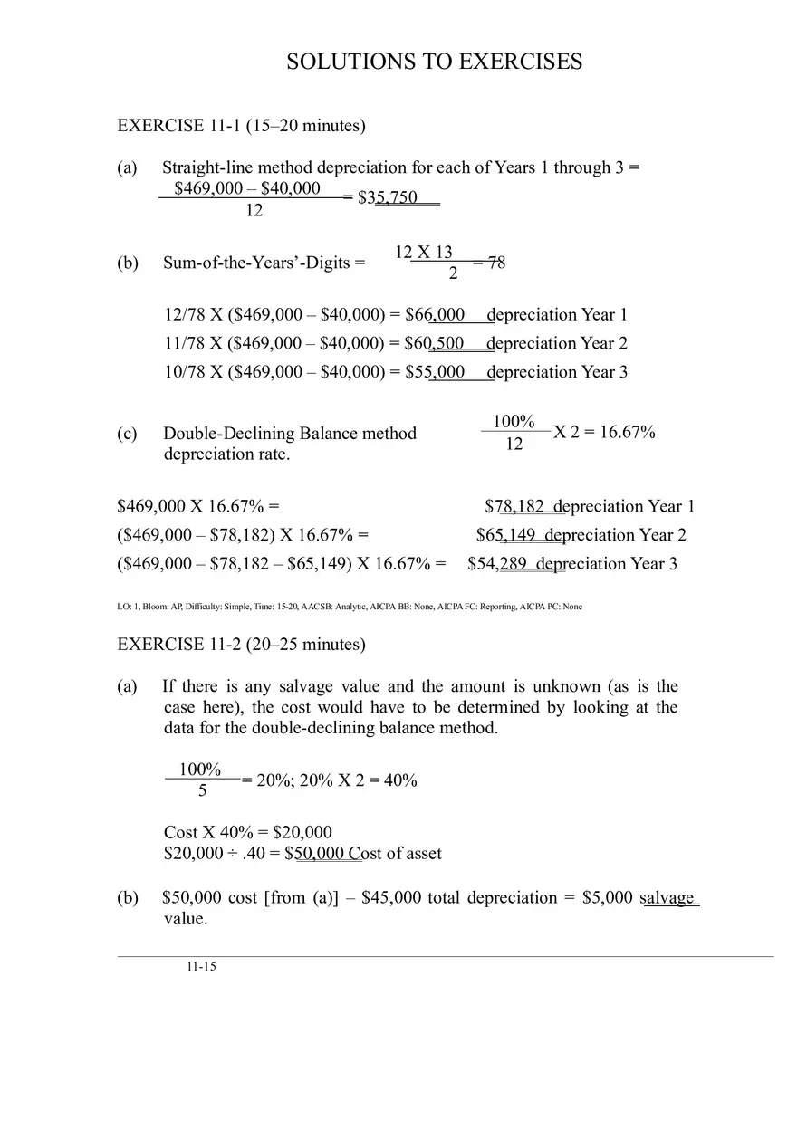 Chapter 11 Solutions to Brief Exercises Part 1 - Page 5