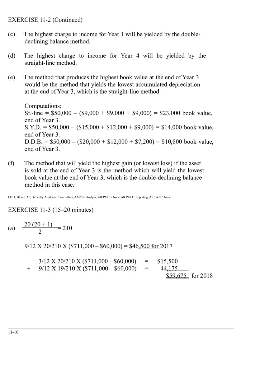 Chapter 11 Solutions to Brief Exercises Part 1 - Page 6