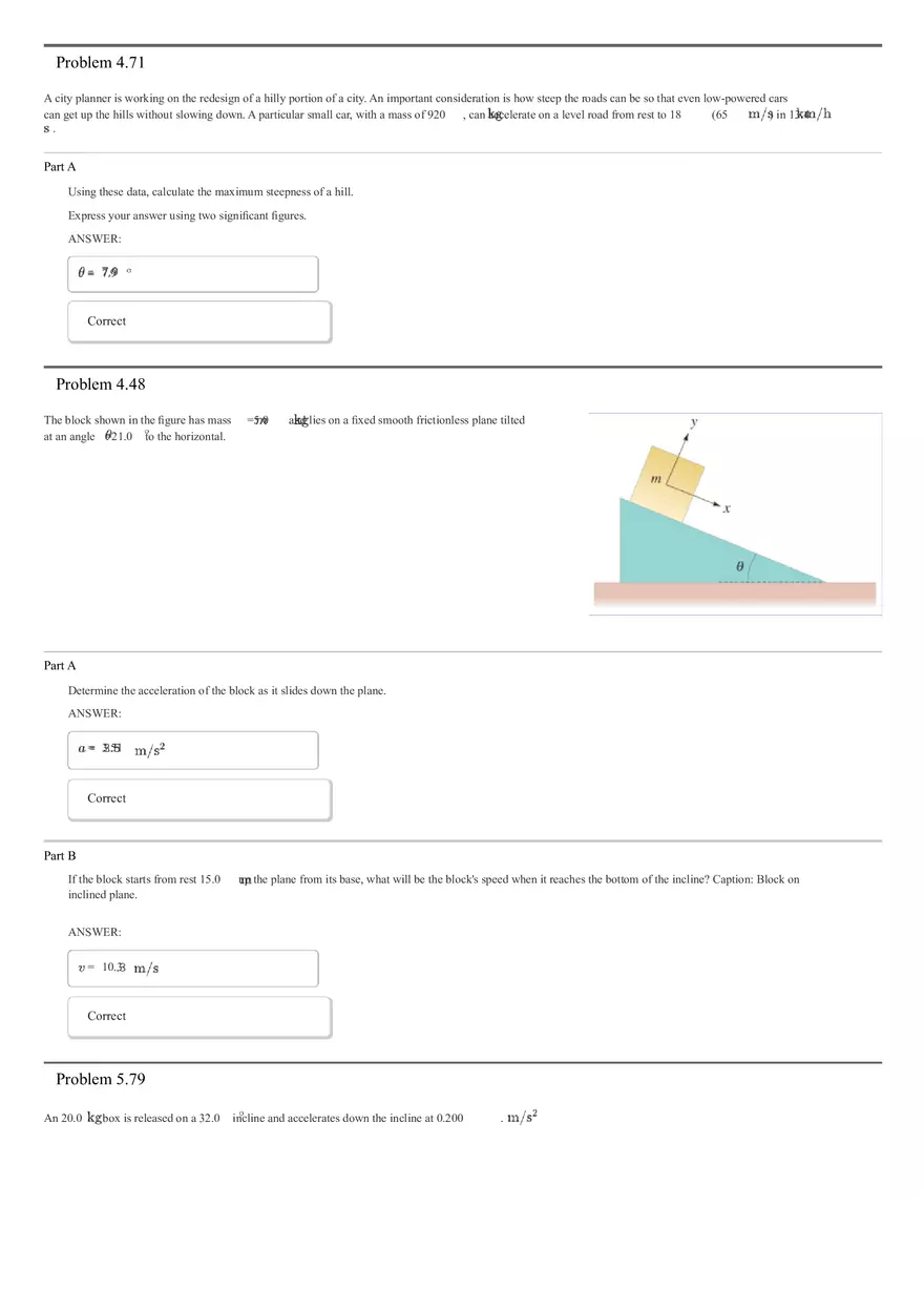 Forces, Newton's Laws and Circular Motion - Page 5