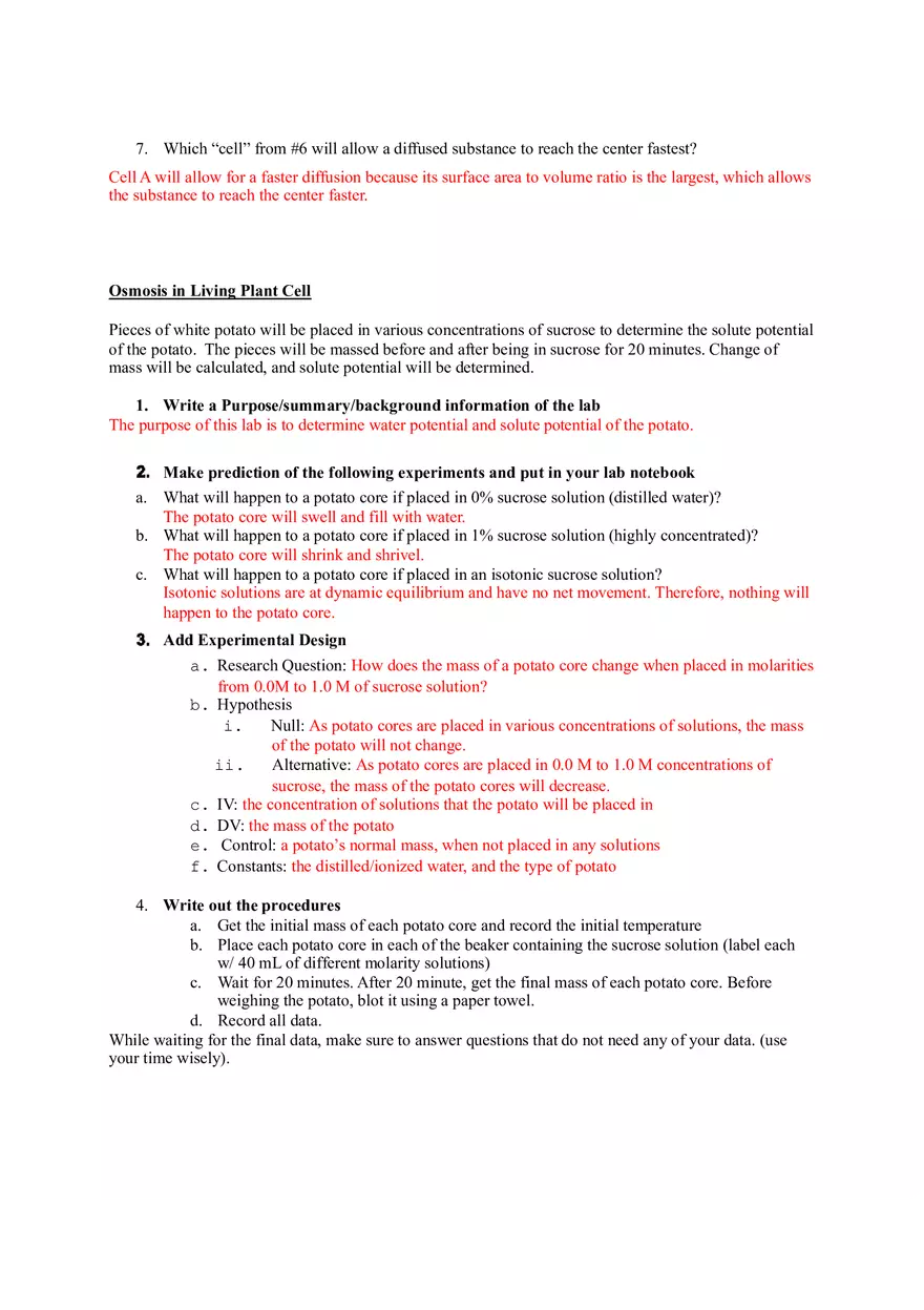 Diffusion and Osmosis Lab - Page 2