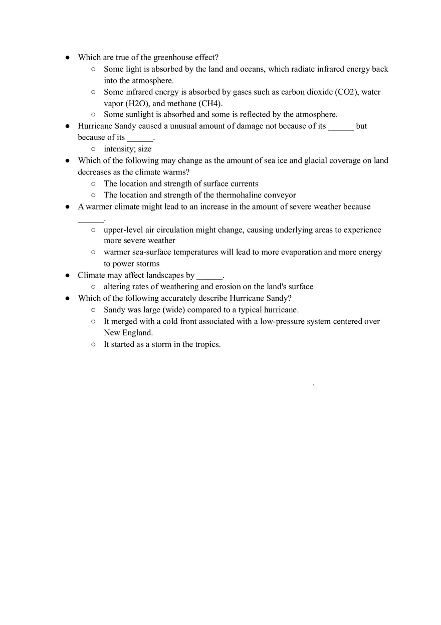 Geology Quiz Answers Chapter 13 - Page 7