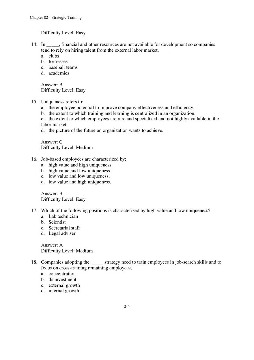 Which of the Following Positions is Characterized by High Value and Low Uniqueness - Page 6