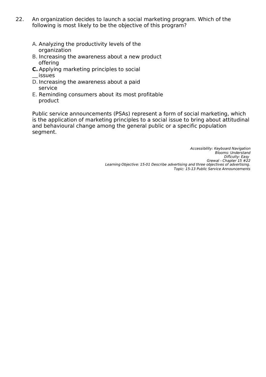 Marketing Chapter 15 Key Part 2 - Page 6