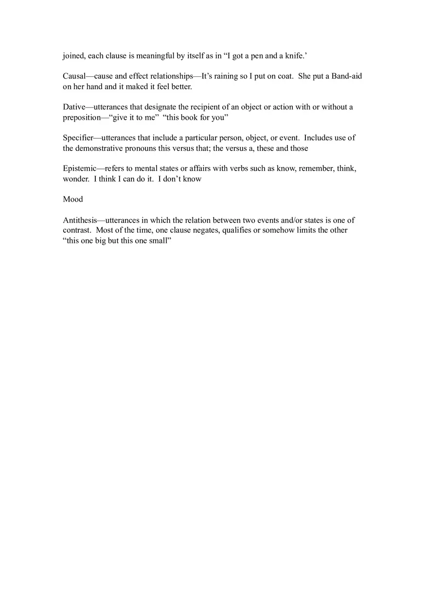 Bloom and Lahey Content Categories - Page 2