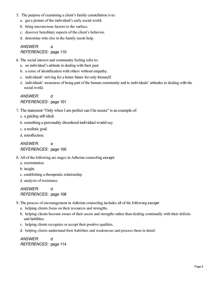 Adlerian Therapy - Page 2