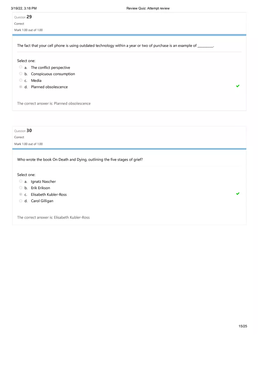 Sociology Final Exam (Days 1 - 4) Part 2 - Page 6