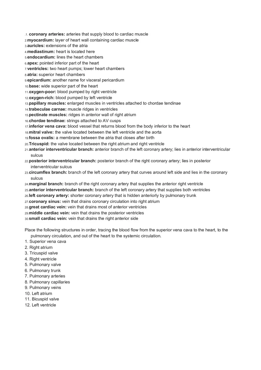 Cardiovascular Exam - Page 1