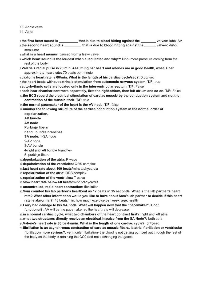 Cardiovascular Exam - Page 2