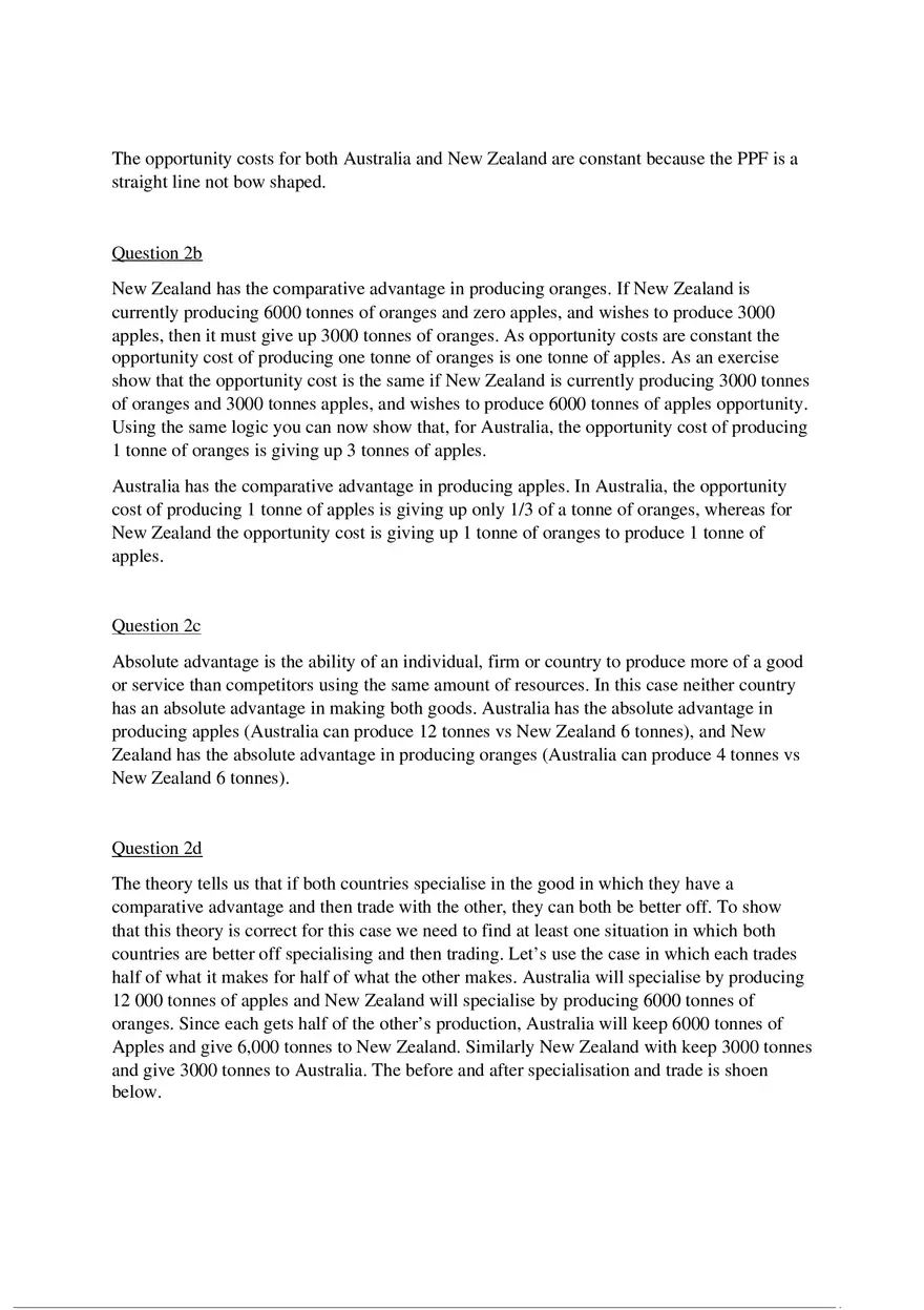Tutorial 2 Practice Questions Key Concepts in Economics - Page 7
