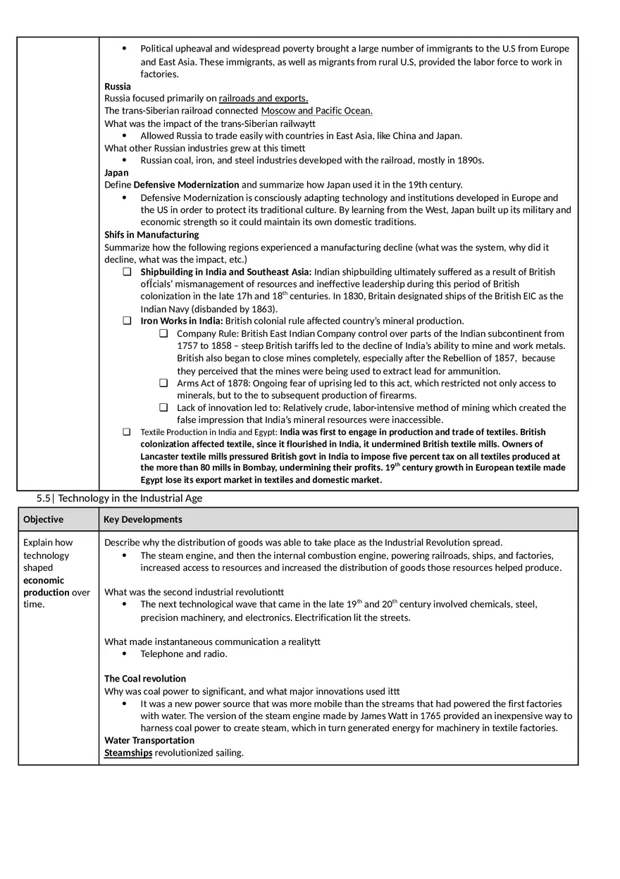 Unit 5 Revolutions from c. 1750 - c. 1900 - Page 6