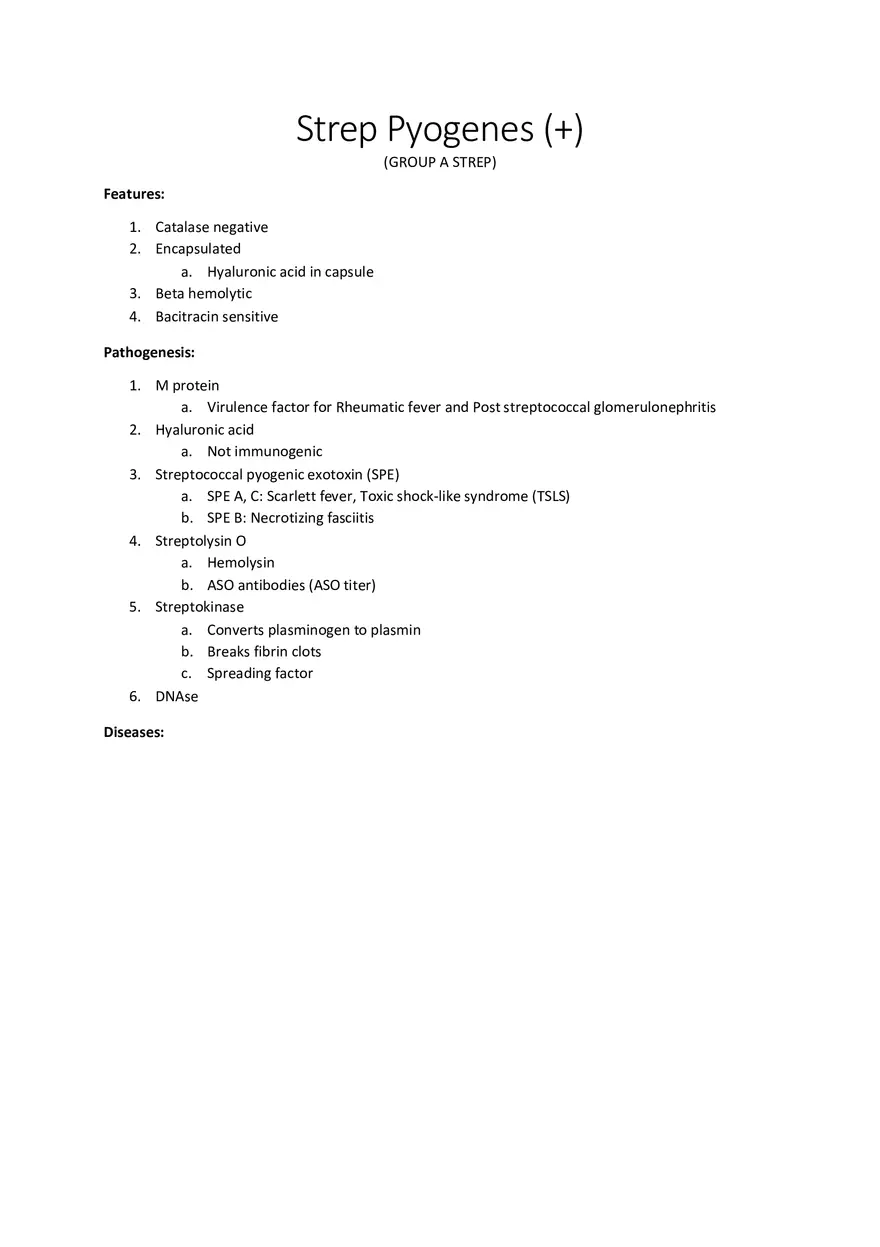 Strep Pyogenes (+) - Page 1