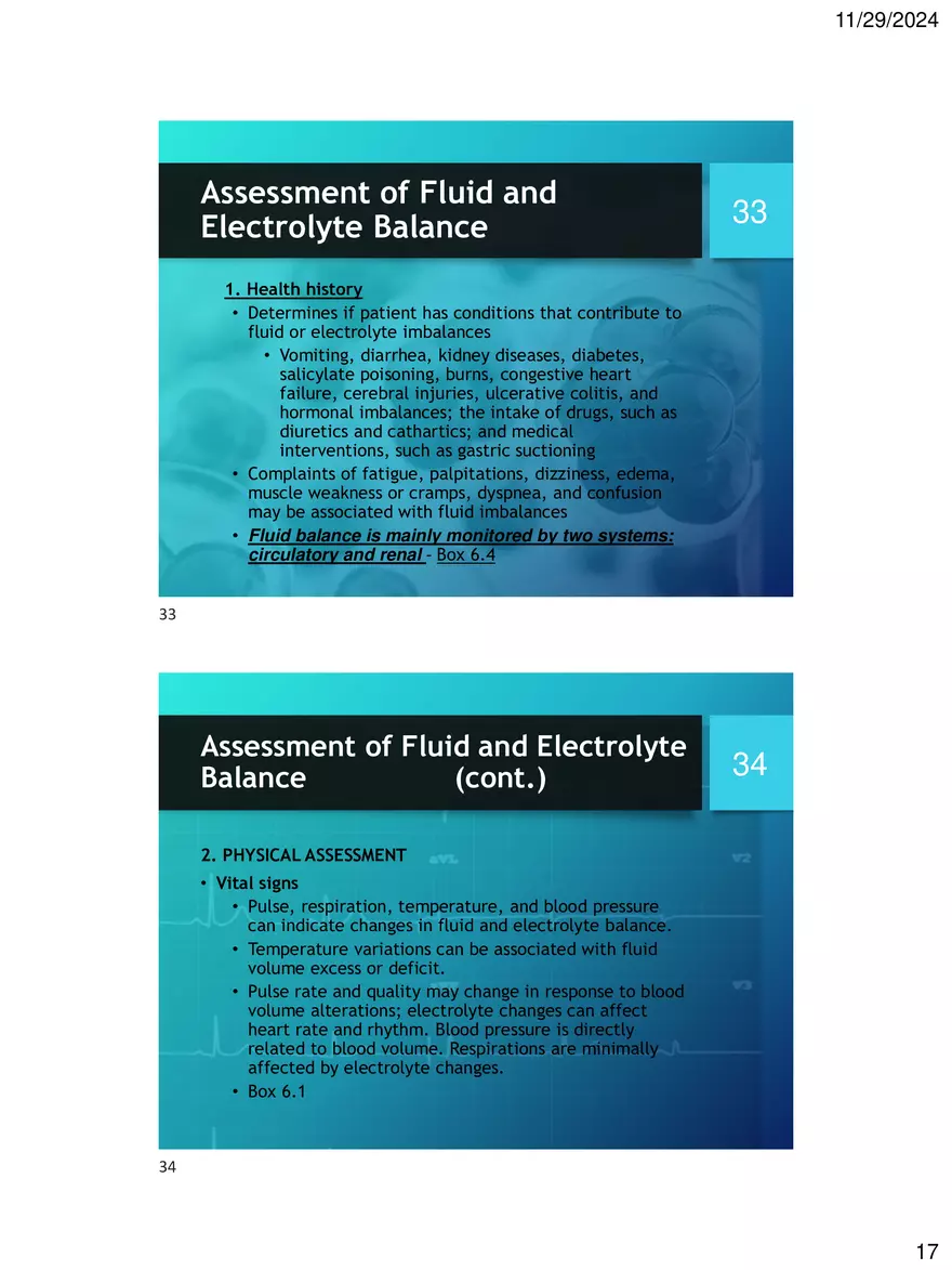 Chapter 6 - Fluid and Electrolytes - Page 9
