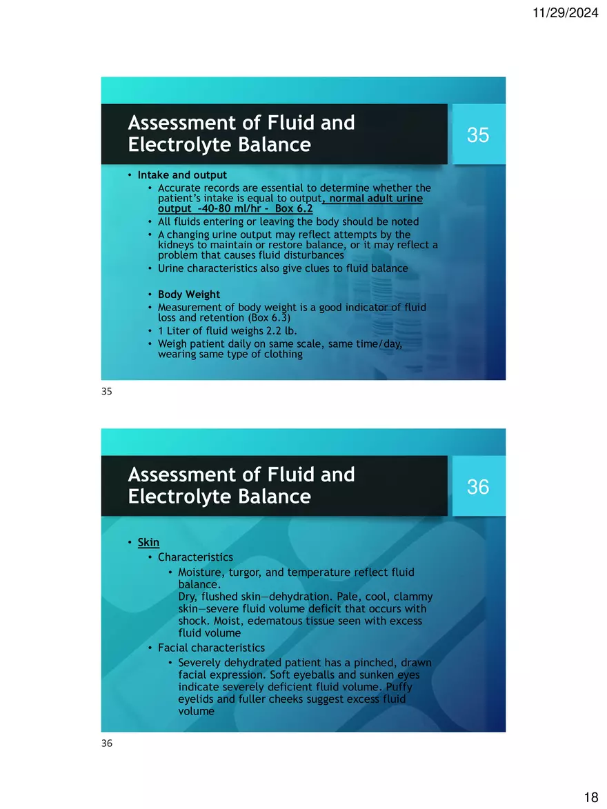 Chapter 6 - Fluid and Electrolytes - Page 10