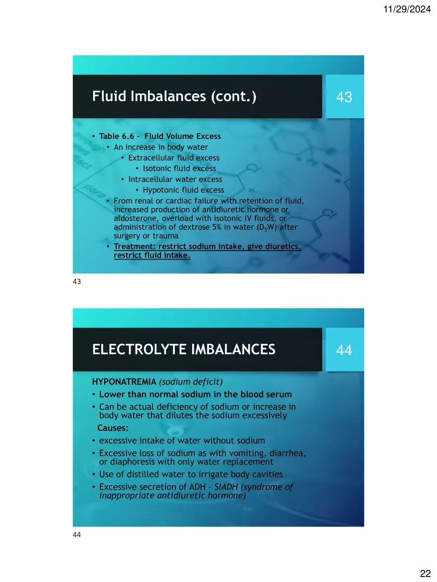 Chapter 6 - Fluid and Electrolytes - Page 15