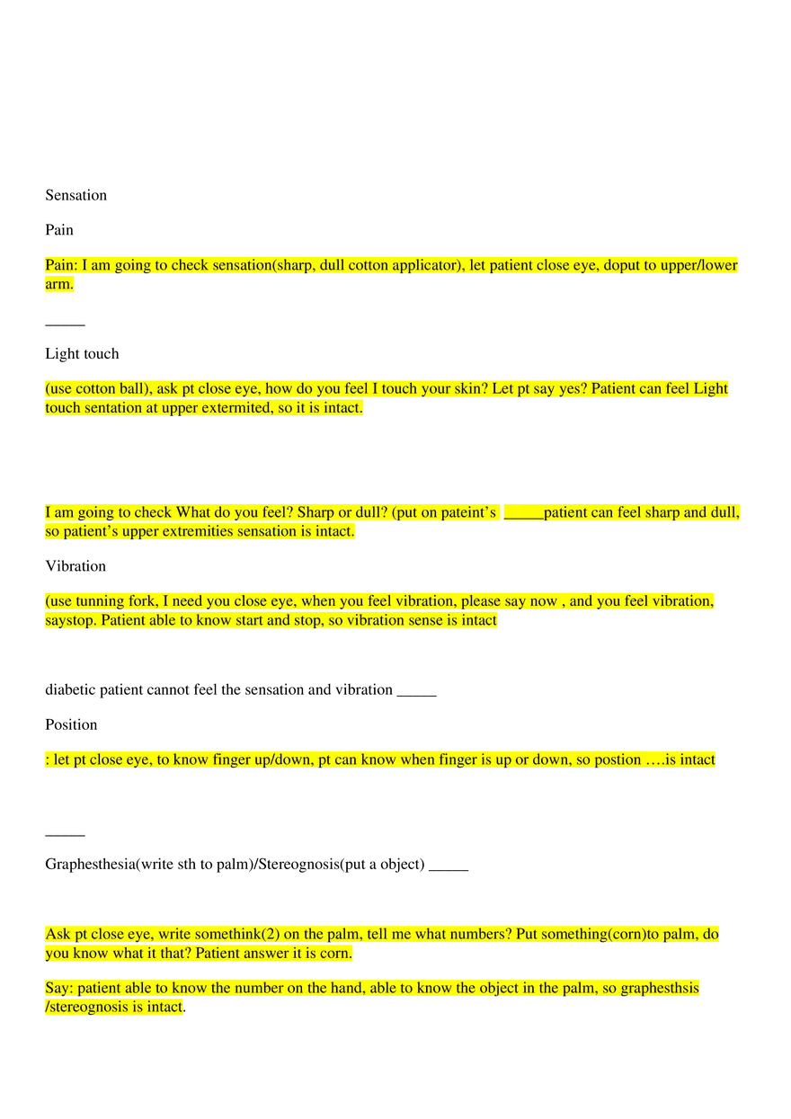 Assessment of the Upper Extremities - Page 3